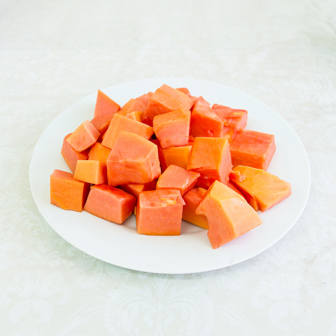 Papaya diced