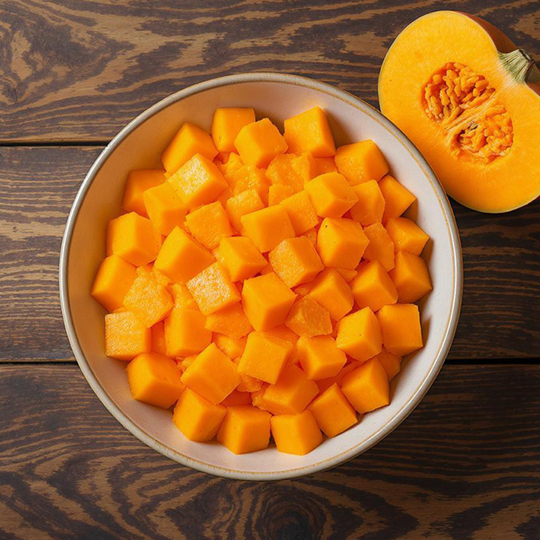 Pumpkin diced